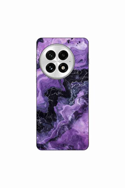 OEM Husa compatibila cu OnePlus 13 Silicon Gel Tpu Model Abstract Purple Marble