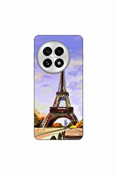 OEM Husa compatibila cu OnePlus 13 Silicon Gel Tpu Model Desen Turnul Eiffel