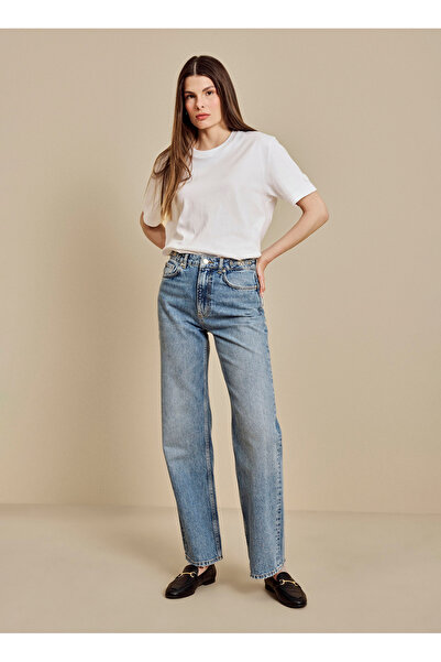 BROOKS BROTHERS Mavi Kadın Denim Pantolon BBSS26FDP003