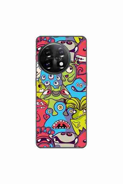OEM Husa compatibila cu OnePlus 12R Silicon Gel Tpu Model Squishi Monsters