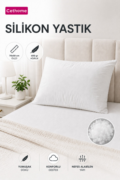 Weweus ÇetHome 600 gr pernica od silikona sa perlama 50x70 cm