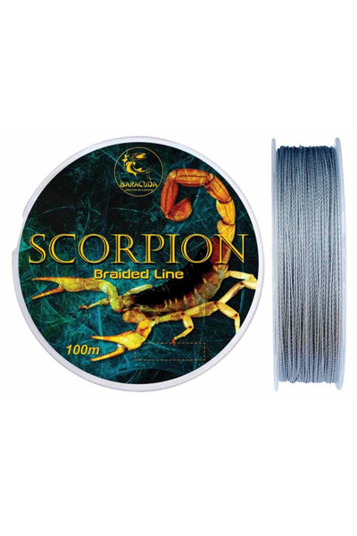 Baracuda Scorpion Fir Textil de Pescuit 100m Grey Dyneema
