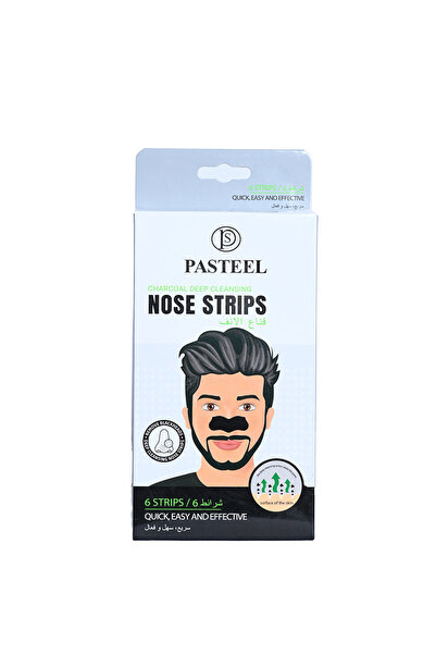 pasteel شرائط الأنف بالفحم للتنظيف العميق، تزيل الرؤوس السوداء، سريعة وفعّالة...