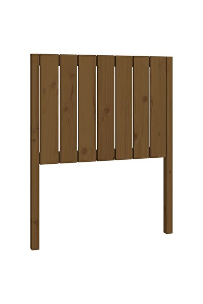vidaxl Bedside table, honey brown, 80.5x4x100 cm, solid pine wood
