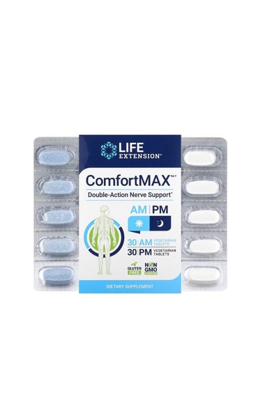 Life Extension КомфортМАКС 30АМ+30ПМ Таблетки -