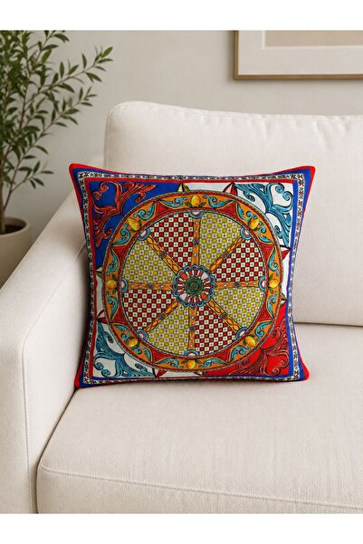 adenkahome Milano Series, Suede Cushion Cover 43X43 cm (Double-Sided Printed)