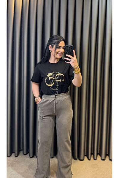 Nisam Washable Tencel Elastic Waist Pants