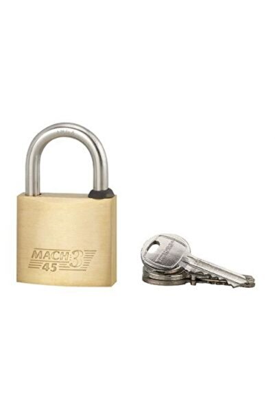 THIRARD Outdoor padlock Mach 3, 45 mm, 3 keys, polished brass