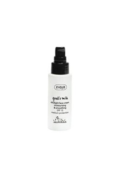 Ziaja Crema de Fata Ultralight cu Lapte de Capra si SPF 15 - Goat`s Milk Ultr...