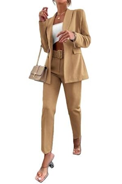 StreetWear Outlet Elegant Women's Suit, With Single Button Jacket & Trousers,...