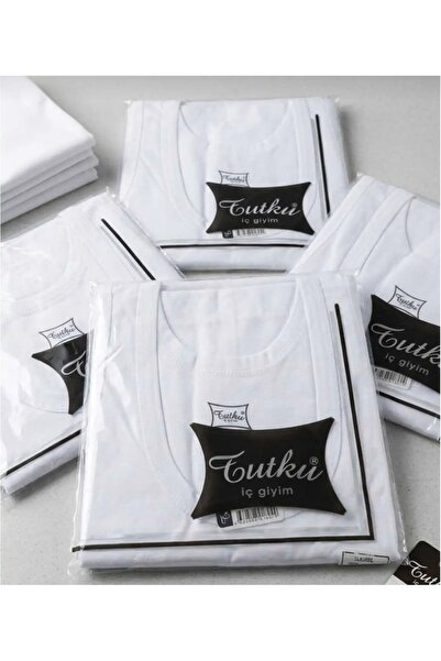 ZEYNEP ELA Tutku Cotton Men's Undershirt 6 Pcs