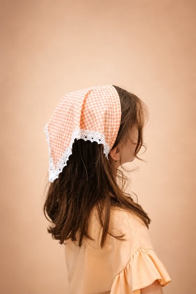 XVA Buckle Hair Bandana with Lace Detail |   Cotton |   Hair Accessory |   Stylish Design