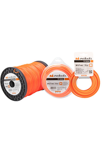 Evotools Nylon Brushcutter Line Square, 2.4, 15 —