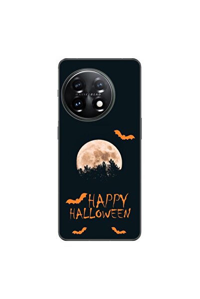 OEM Husa compatibila cu OnePlus 11 Silicon Gel Tpu Model Happy Halloween Luna...