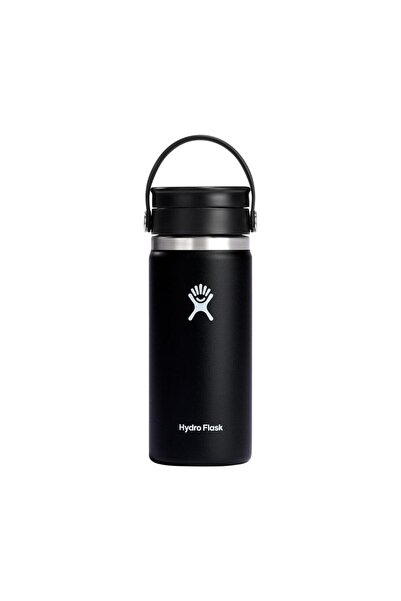 Hydro Flask Wide Sip Stainless Steel Thermos 470ml Black