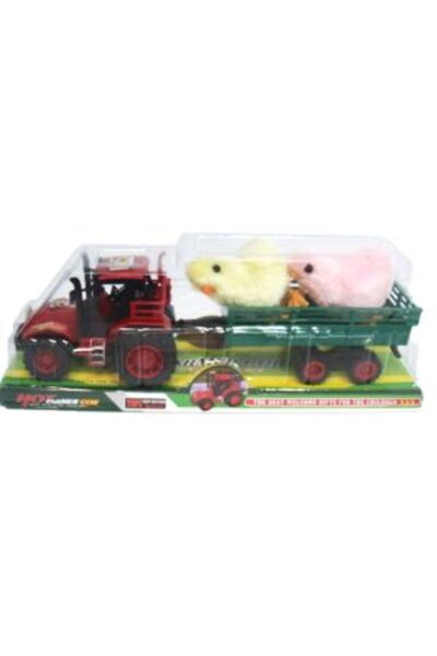PlayFun Set Tractor cu Remorcă și Pui 6511110042742