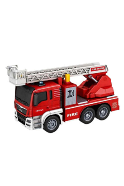 CasaDesteapta.ro Jucarie Camion de pompieri cu brat extensibil 1:16, pompa ap...