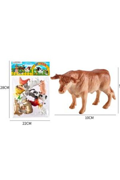 CasaDesteapta.ro Jucarie Set Figurine Animale de Fermă – 12 Piese