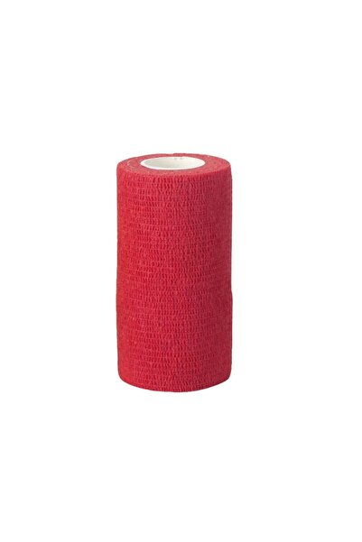 KERBL VETLASTIC SELF-ADHESIVE BANDAGE RED 7.5CMx4.5M