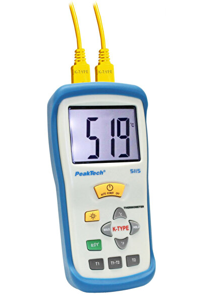 Peaktech Termometru P5115, baterie 6LR61 9V x1, temperatură