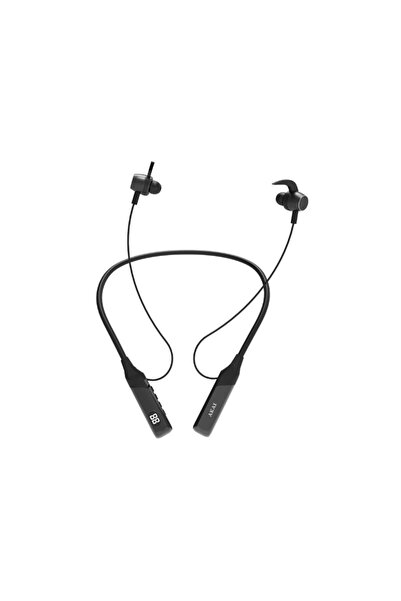 AKAI BTN-B100 Μαύρα Ασύρματα Bluetooth V5.3 in-ear λαιμού ακουστικά με υποδοχ...