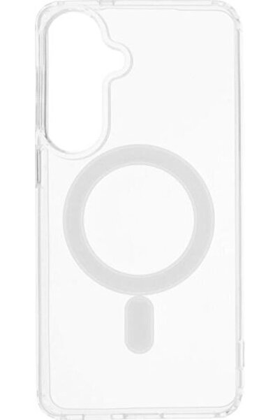 OEM Mag Cover Μεσαίο Πίσω Κάλυμμα Πλαστικό / Σιλικόνης Διαφανές (Galaxy S26+)