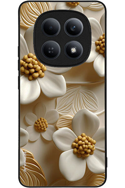 Other Θήκη Sonique Σειρά 3D Λουλούδια Xiaomi Redmi Note 15 4G Λευκό