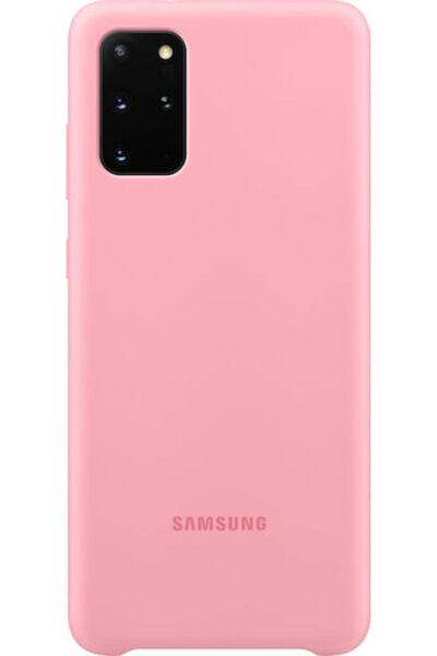Samsung Πίσω Κάλυμμα Σιλικόνης Ροζ (Galaxy S20+) Κωδικός: EF-PG985TPEGEU