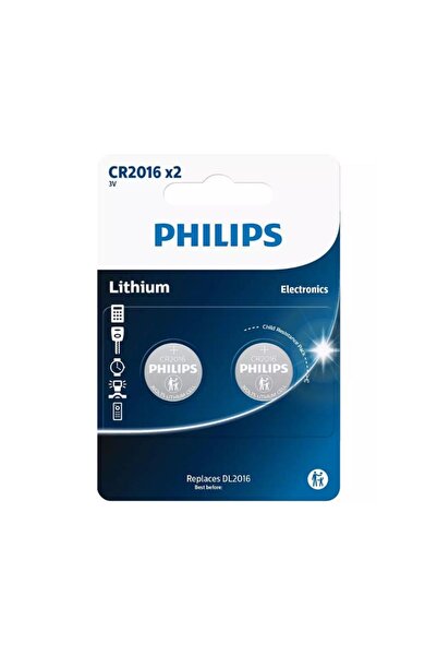 Philips CR2016P2/01GRS Μπαταρία λιθίου Blister 2τεμ. 3V