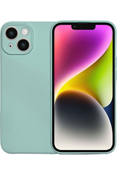 Vivid Θήκη Πλάτης Σιλικόνης Μέντα (iPhone 14 Plus) Κωδικός: VISILI295MINT