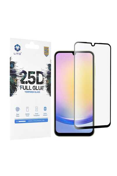 Lito - 2.5D FullGlue Γυαλί - Samsung Galaxy A25 5G - Μαύρο