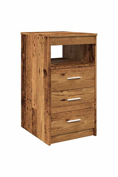 vidaxl Dulap cu sertare, lemn vechi, 40x50x76 cm, lemn compozit