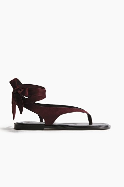 H&M Bağcık Detaylı Sandalet