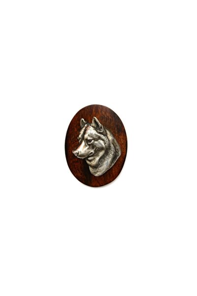 Art - Dog Husky Siberian, Chukcha - Broșă pentru concurs canin, agrafă pentru...
