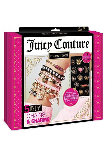 Make It Real Juicy Couture Χρυσό 5 DIY Αλυσίδες και Γούρια 4404