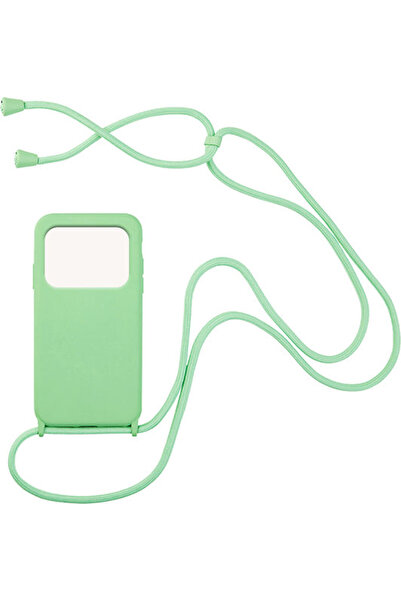 Other Sonique Carryhang Πίσω Θήκη Σιλικόνης 0.5mm με Λουράκι Ανοιχτό Πράσινο ...
