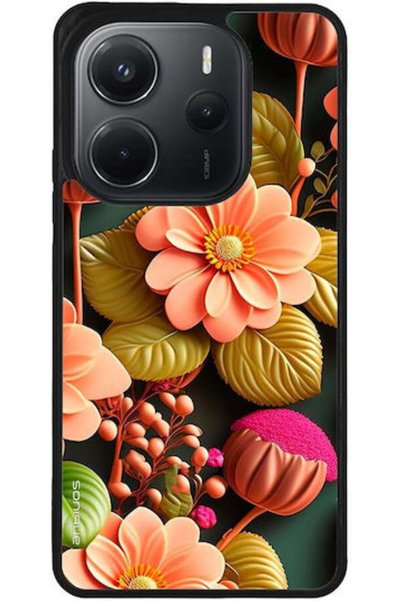 Other Θήκη Sonique Σειράς 3D Λουλουδιών για Xiaomi Redmi Note 14 4G 164.84mm ...