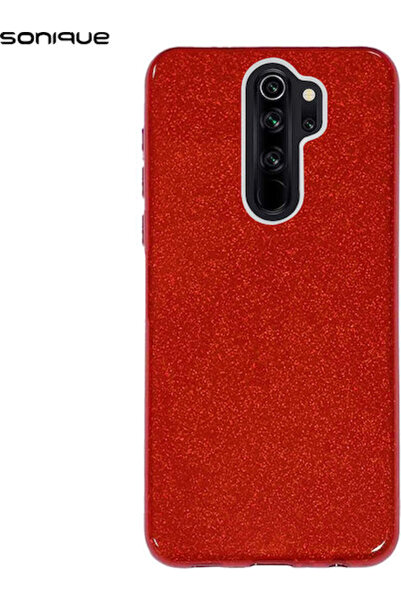 Other Σονίκ Λαμπερή Πίσω Θήκη Σιλικόνης Κόκκινη (Redmi Note 8 Pro)