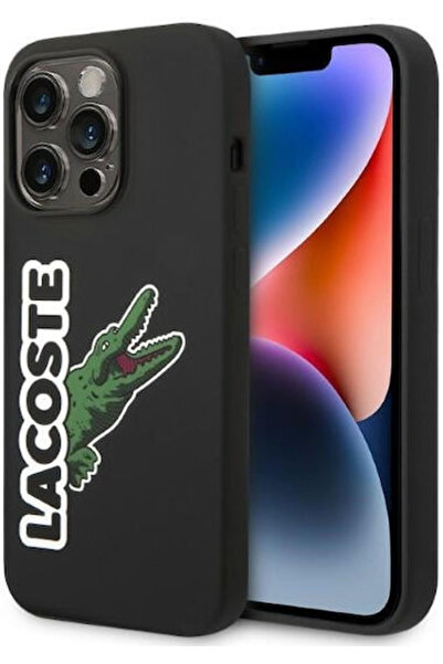 Lacoste Head Crocodile Πίσω Κάλυμμα Σιλικόνης Μαύρο (iPhone 14 Pro Max) Κωδικ...