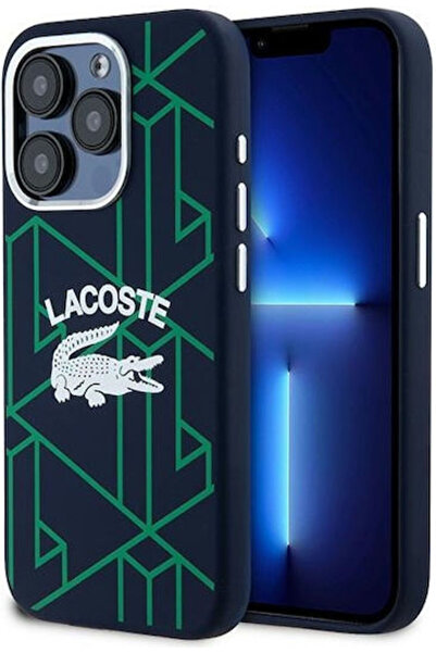 Lacoste Σιλικόνη Μονόγραμμα Vintage Λογότυπο Πίσω Κάλυμμα Magsafe Πλαστικό / ...