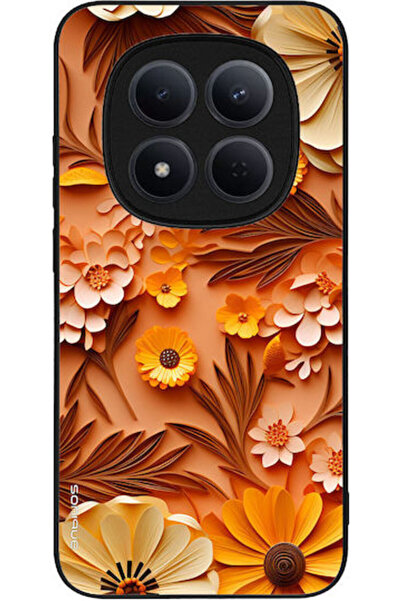 Other Θήκη Sonique Σειρά 3D Λουλούδια Xiaomi Redmi Note 15 Pro 5G Πορτοκαλί