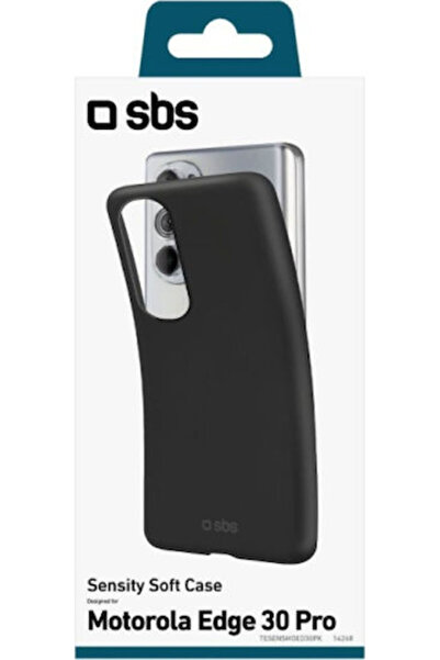 SBS Sensity Πίσω Κάλυμμα Σιλικόνης Μαύρο (Motorola Edge 30 Pro) Κωδικός: SENS...