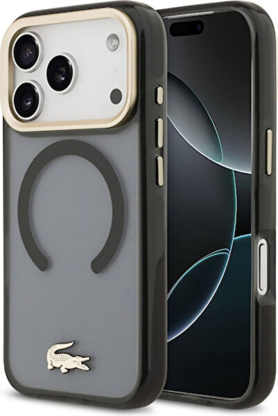 Lacoste Πίσω Κάλυμμα Πλαστικό / Σιλικόνης Χρυσό (iPhone 17 Pro) Κωδικός: LCHM...