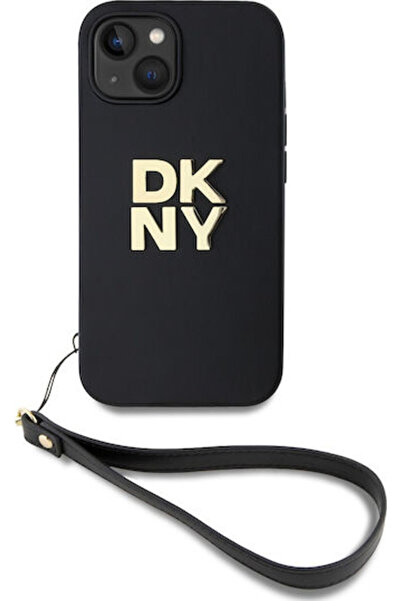 Dkny Stack Logo Πίσω Κάλυμμα Συνθετικό Δέρμα / Δέρμα Μαύρο (iPhone 13) Κωδικό...