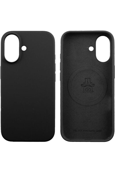 Other Idol 1991 Βελούδινη Μαύρη Θήκη Πλάτης Σιλικόνης (iPhone 17) Κωδικός: 84...