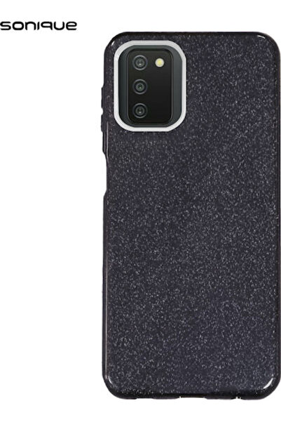Other Σονίκ Λαμπερή Μαύρη Θήκη Πλάτης Σιλικόνης (Galaxy A03s)