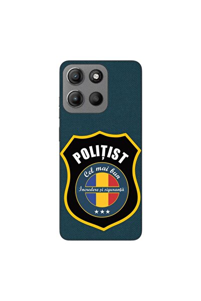 OEM Θήκη συμβατή με Motorola Moto G15 από σιλικόνη gel TPU, μοντέλο Αστυνομικός