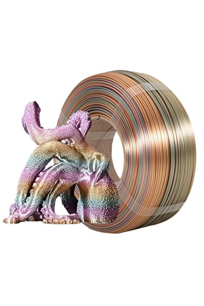 AZUREFILM Filament PLA Refill Silk Rainbow Tropicana 1.75 mm 1 kg