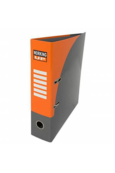 PIGNA Copertă de carte WORKING UP ORANGE CU CUTIE DE 8 CM
