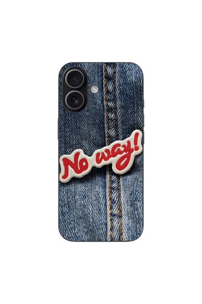OEM Θήκη συμβατή με Apple iPhone 17 από σιλικόνη gel TPU, μοντέλο No Way Jeans